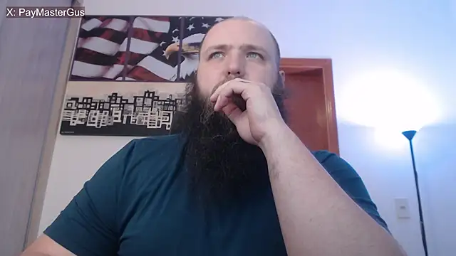 Snapshot of PayMasterGus chatting on 10/24/25, 03:14 PayMasterGus online show from 10/24/25, 03:14