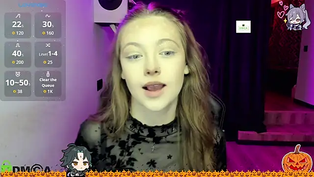 AmourLily online show from 10/31/25, 07:53