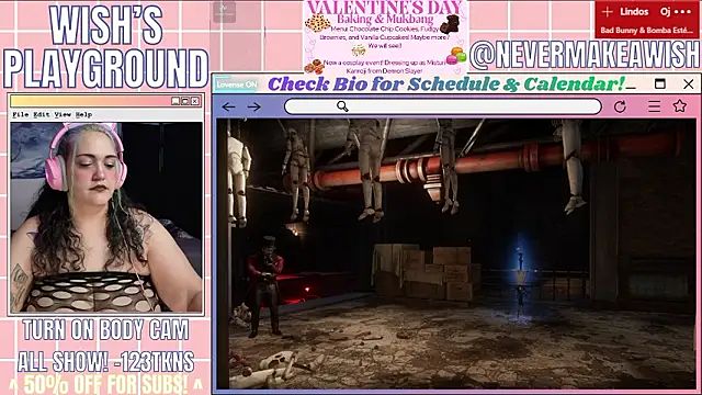 nevermakeawish online show from 02/13/26, 04:52