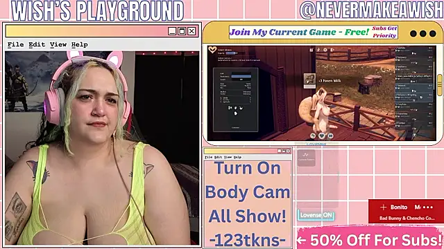 nevermakeawish online show from 03/19/26, 09:13