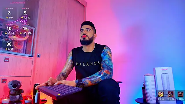 amodeus bael  online show from 04/07/26, 02:45