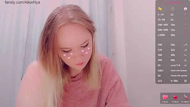 AliceNya cute online show from 01/08/26, 07:10