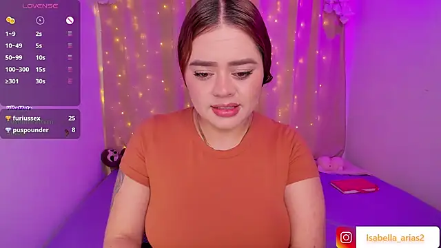 isabella arias2 online show from 02/02/26, 09:08