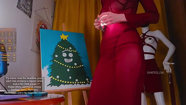 Snapshot of Giantess_Eva chatting on 12/13/25, 08:04 Giantess Eva online show from 12/13/25, 08:04