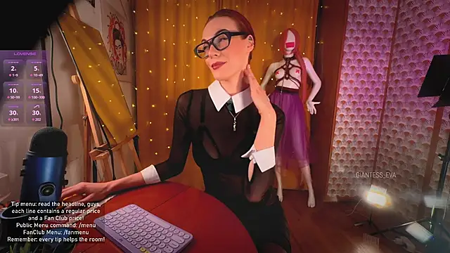 Giantess Eva online show from 03/27/26, 04:07