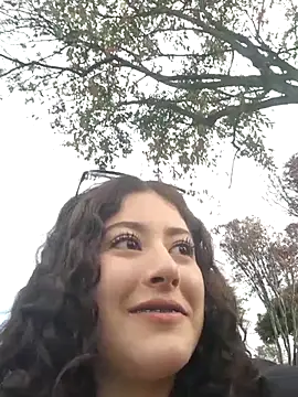 Snapshot of Sasha_and_Lena_outdoors chatting on 10/14/25, 09:48 Sasha and Lena outdoors online show from 10/14/25, 09:48