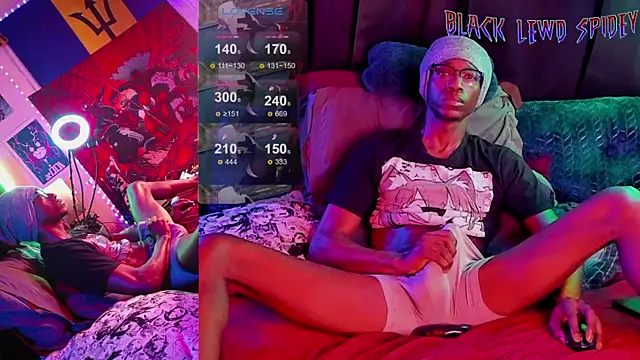 BlackLewdSpidey online show from 02/02/25, 05:26