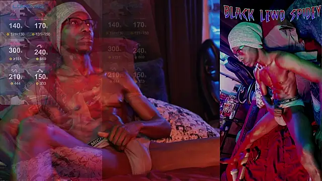 BlackLewdSpidey online show from 02/02/25, 11:32