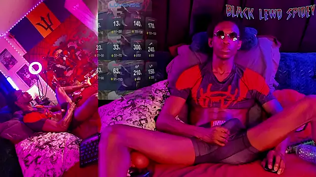 BlackLewdSpidey online show from 02/04/25, 07:40