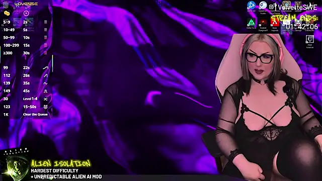 VelvetteSWE online show from 05/21/26, 06:04