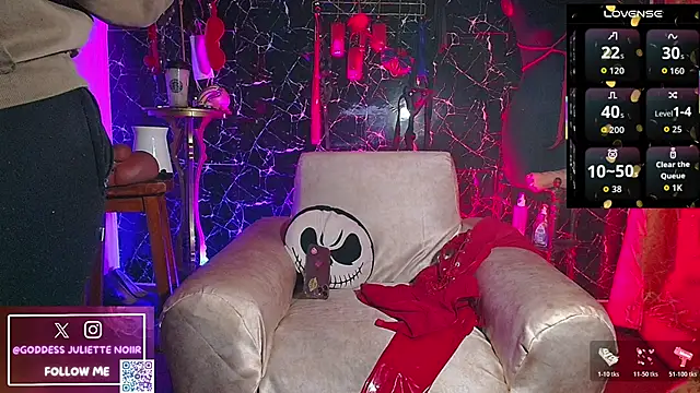 GoddessJulietteNoiir online show from 06/11/26, 10:46