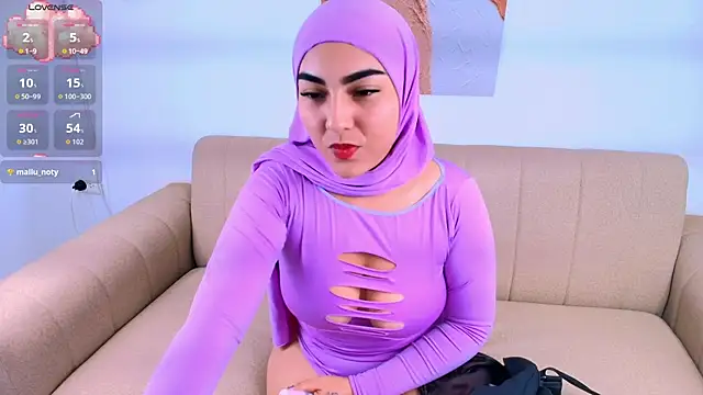 Malika Noor online show from 03/24/26, 09:20