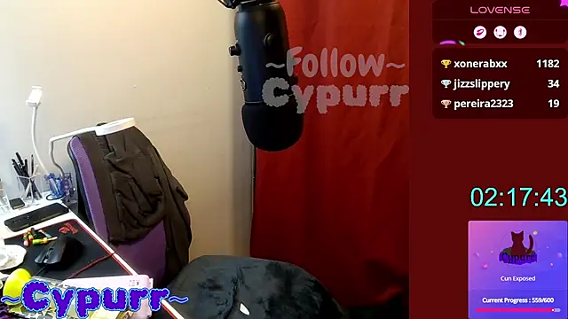 Cypurr online show from 04/21/26, 01:42