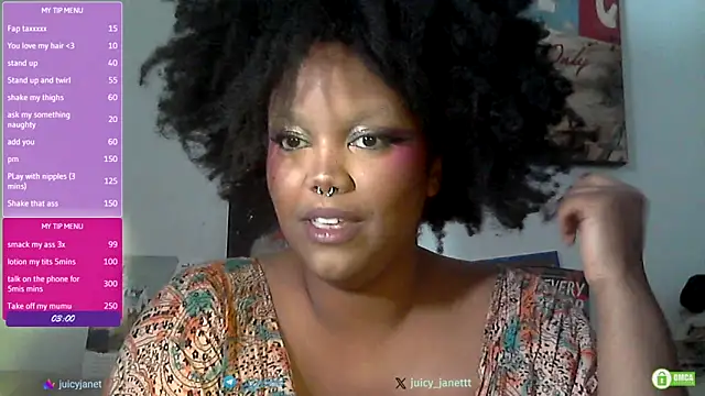 juicy janet online show from 03/18/26, 06:22