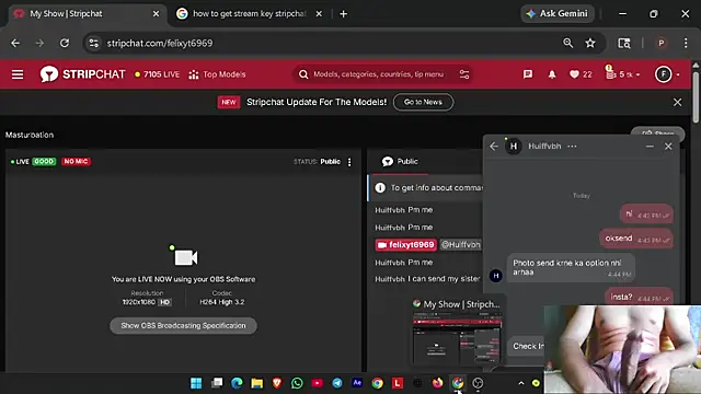 Snapshot of felixyt6969 chatting on 04/15/26, 11:17 felixyt6969 online show from 04/15/26, 11:17