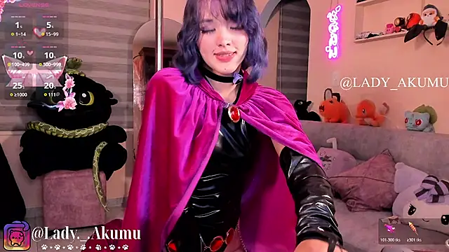 Snapshot of LadyAkumu chatting on 07/02/26, 03:45 LadyAkumu online show from 07/02/26, 03:45