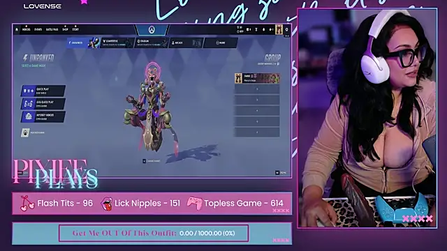 PixieePlays online show from 04/09/26, 04:01