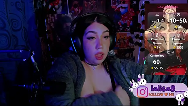 lalisa8 online show from 03/19/25, 10:11