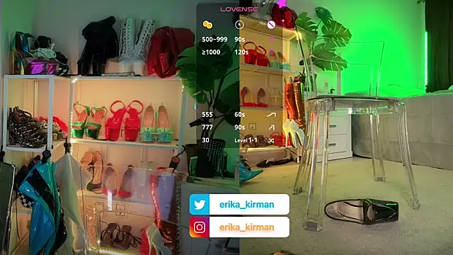 Erika Kirman online show from 12/01/25, 04:45