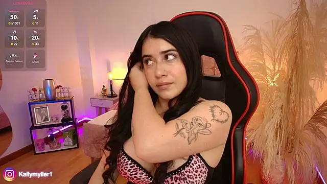 Snapshot of KallyMyller1 chatting on 01/14/25, 06:38 KallyMyller1 online show from 01/14/25, 06:38