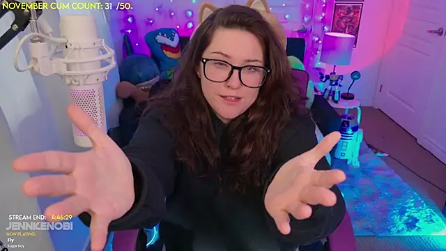 Snapshot of JennKenobi chatting on 11/20/25, 03:34 JennKenobi online show from 11/20/25, 03:34