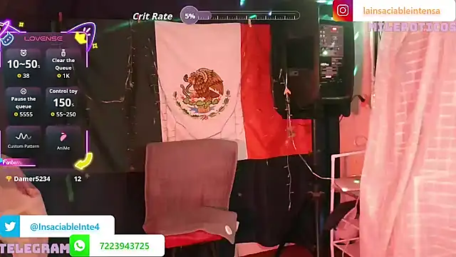 LaInsaciableIntensa online show from 03/23/26, 01:20