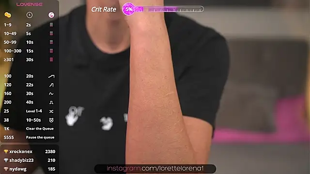 Lorettelorena online show from 01/26/25, 08:13