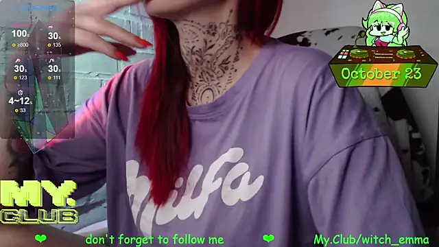 Witch Emma online show from 10/23/25, 04:45