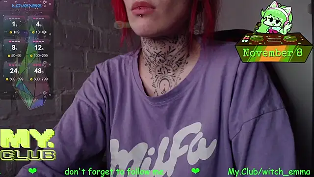 Witch Emma online show from 11/08/25, 10:37