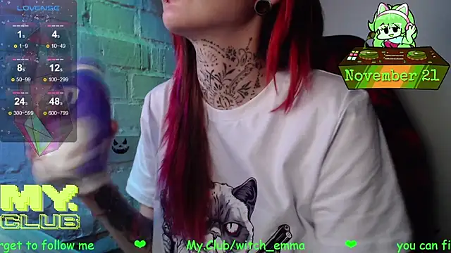 Witch Emma online show from 11/21/25, 08:35