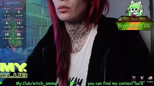 Witch Emma online show from 11/25/25, 08:42