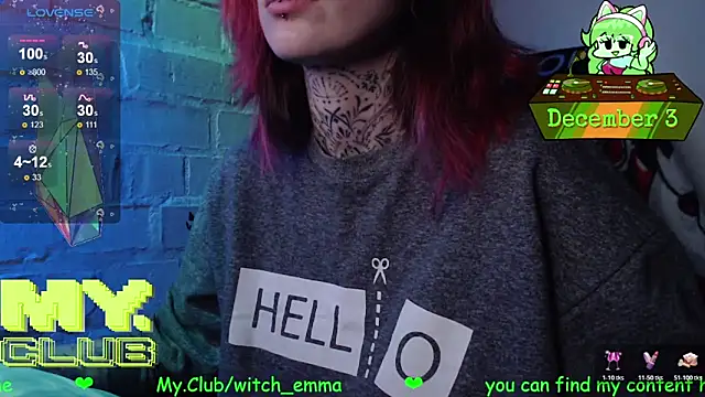 Witch Emma online show from 12/03/25, 09:18