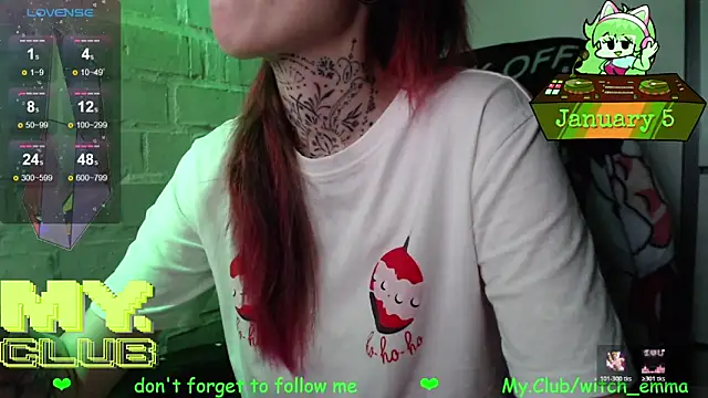 Witch Emma online show from 01/05/26, 06:22