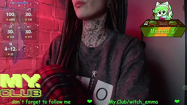 Witch Emma online show from 03/03/26, 08:59