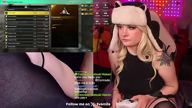 evamila online show from 02/06/25, 04:31