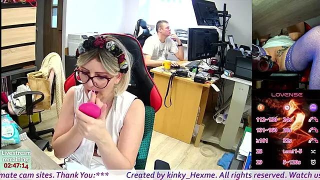 kinky Hexme online show from 03/14/25, 09:14