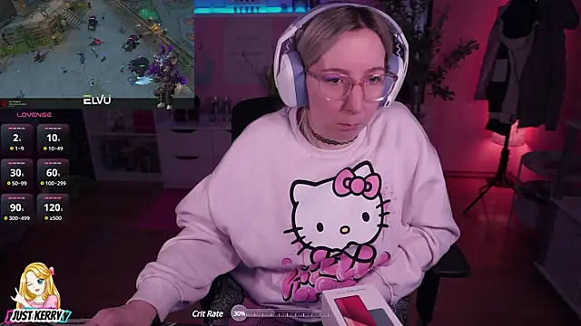 Snapshot of JustKerry chatting on 01/10/25, 01:20 JustKerry online show from 01/10/25, 01:20