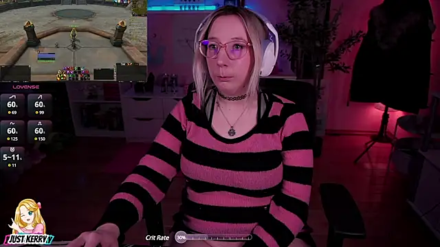 Snapshot of JustKerry chatting on 01/14/25, 12:56 JustKerry online show from 01/14/25, 12:56