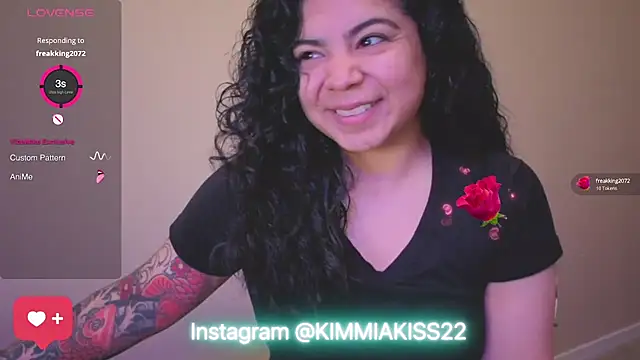 Snapshot of kimmiakiss22 chatting on 02/01/25, 08:26 kimmiakiss22 online show from 02/01/25, 08:26